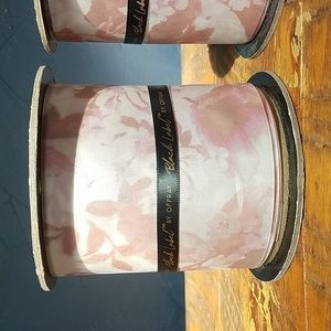 Pink Floral Black Label by OFFRAY Fancy Ribbon
